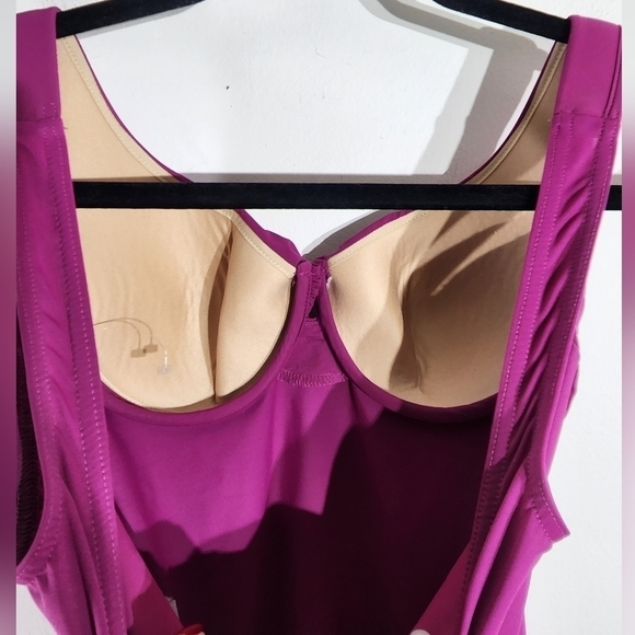 Lands End One Piece Swimsuit Size 4 Purple New Without Tags Vacation Pool Beach - Picture 4 of 12